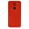 Xiaomi Redmi Note 9 Kılıf Nano İçi Kadife Silikon - Kırmızı