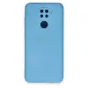 Xiaomi Redmi Note 9 Kılıf Nano İçi Kadife Silikon - Mavi