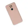 Xiaomi Redmi Note 9 Kılıf Nano İçi Kadife Silikon - Pudra