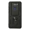 Xiaomi Redmi Note 9 Kılıf Pars Lens Yüzüklü Silikon - Siyah