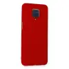 Xiaomi Redmi Note 9 Pro Kılıf Nano İçi Kadife Silikon - Kırmızı