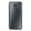 Xiaomi Redmi Note 9 Pro Kılıf Razer Lensli Silikon - Gümüş