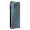 Xiaomi Redmi Note 9 Pro Kılıf Razer Lensli Silikon - Siyah