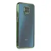 Xiaomi Redmi Note 9 Pro Kılıf Razer Lensli Silikon - Yeşil