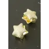 Xuping Yıldız Zirkon Taşlı Lüks Çelik Küpe