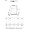 Yıldırım Baskılı Bisiklet Yaka SweatShirt - Siyah