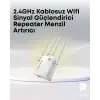 Yüksek Hızlı Parazit Önleyici Wifi Repeater Router