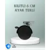 Zemin Korumalı 6 Cm Kilitli Döner Ayak