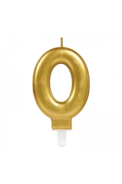 0 Rakam Mum Gold Renk