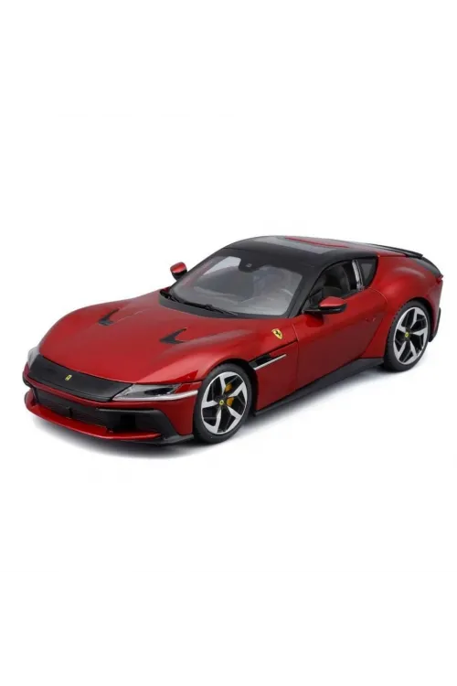 1/24 12 Cilindiric Kırmızı Model Araba