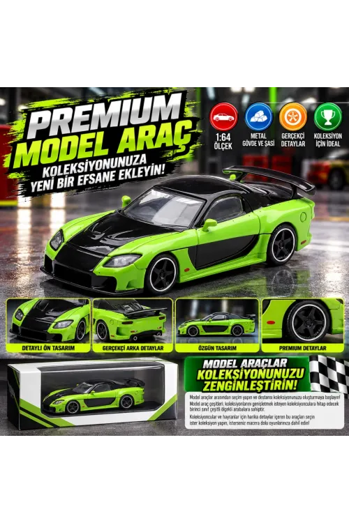 1/64 Mazda RX-7 VeilSide Fortune7 Green
