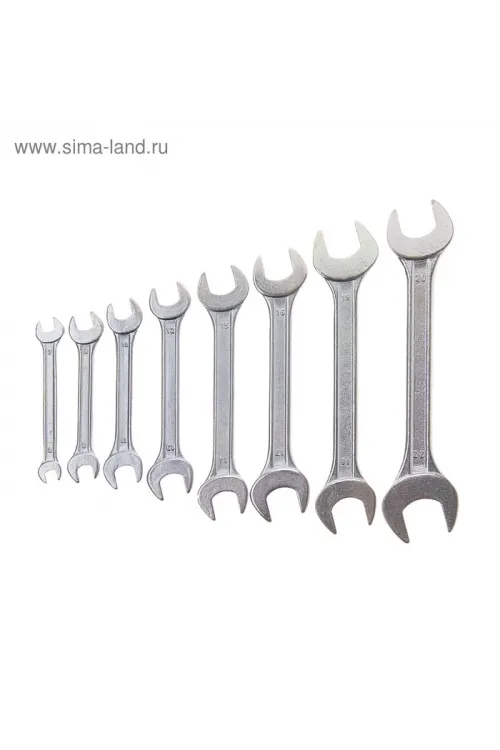 1. Kalite Çift Açık Ağızlı 8li Anahtar Seti