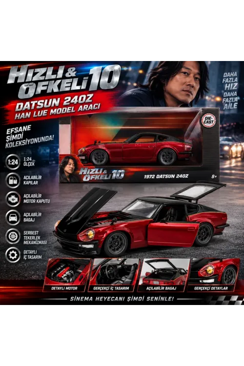 10 Datsun 240Z Han Lue Model Aracı
