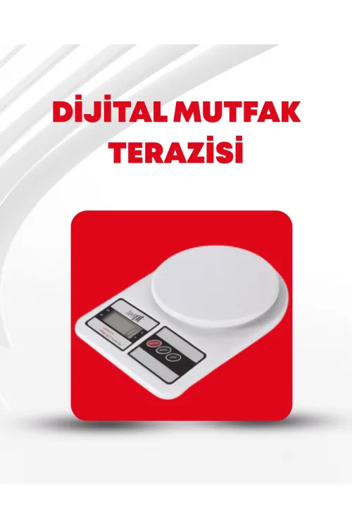 10 Kg Kapasiteli Lcd Ekranlı Dijital Mutfak Tartıs