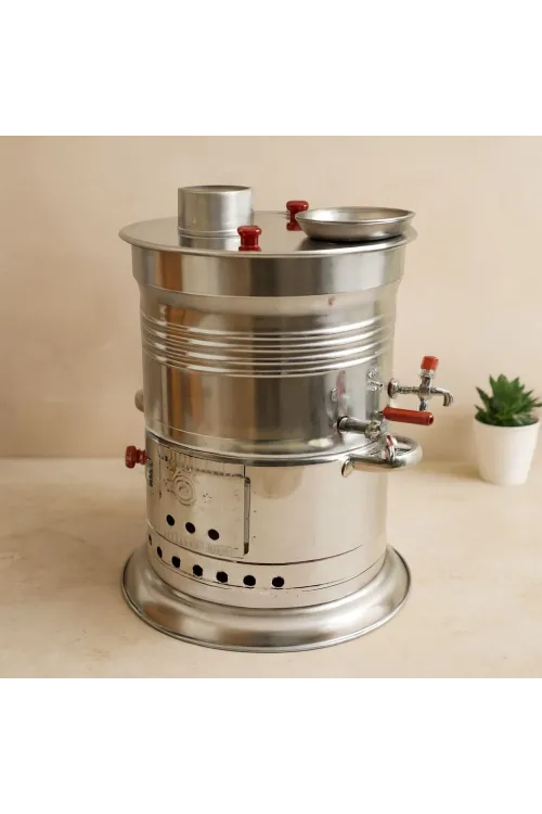 10 L Piknik Semaveri Çift Musluk