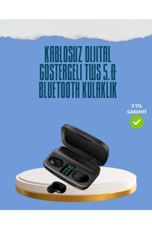 10 Metre Çekim Mesafeli Hafif Tasarımlı Bluetooth Kulaklık Ve Şarj Kutusu Seti