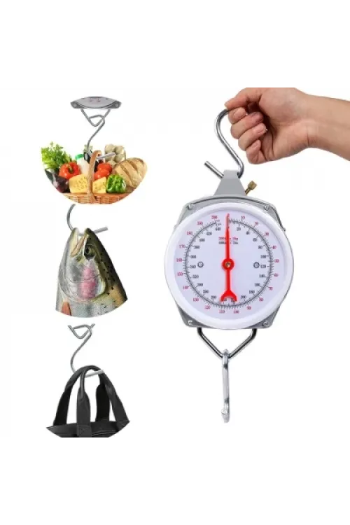 100 kg Kapasiteli Askılı Terazi  Dayanıklı, Net Kadranlı, Çift Ölçü Birimli, Endüstriyel ve Dış Mekan Uyumlu