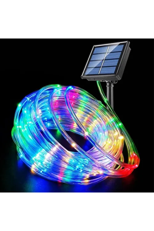 100 Led 10 M Solar Led Işık RGB MZ51
