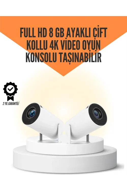 10.000 Oyun Destekli, Çift Kollu 4k Projeksiyon – Hdmı, Usb, Aux, Ethernet Yok