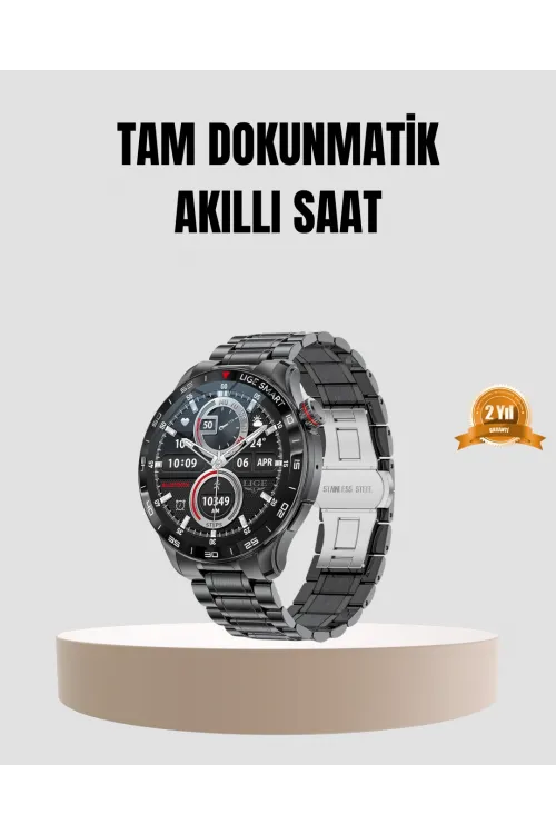 100mah Şarjlı Akıllı Saat – Mesaj Bildirimi, Müzik Kontrolü Ve Ergonomik Tasarım