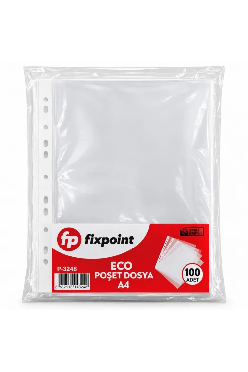 100pcs A4 Poşet Şeffaf Dosya