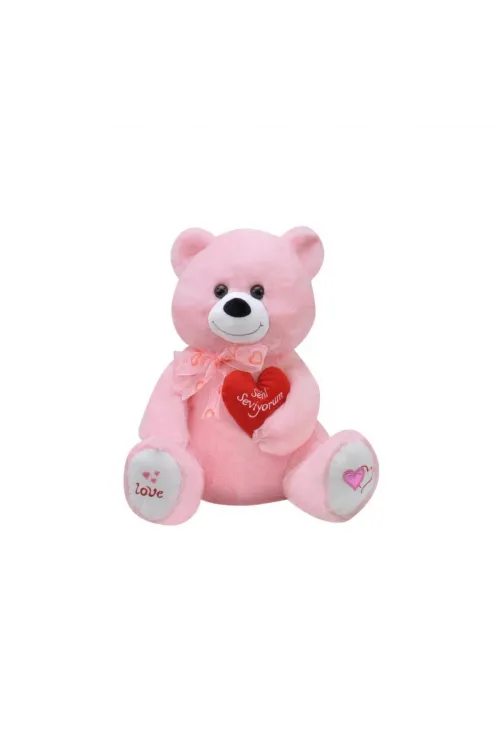 1045P SL Tıkıl Ayı 65 cm Pembe