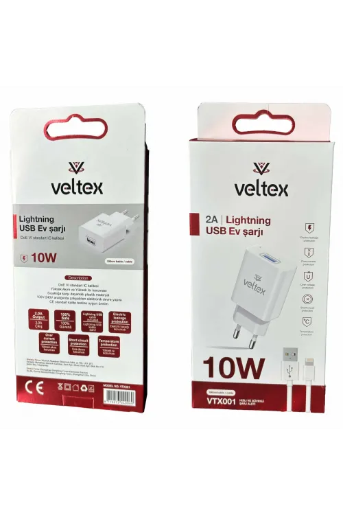 10W 2A (İphone) Şarj Aleti Veltex VTX001
