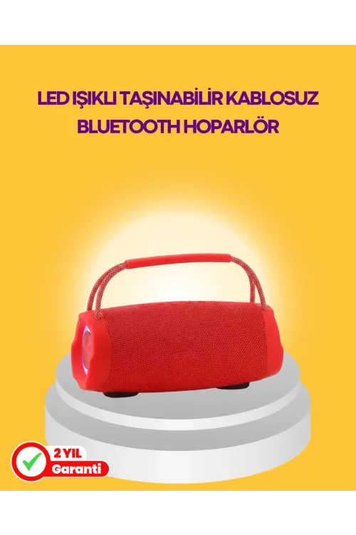10w Güçlü Stereo Ses Sunan Ipx6 Bluetooth Hoparlör