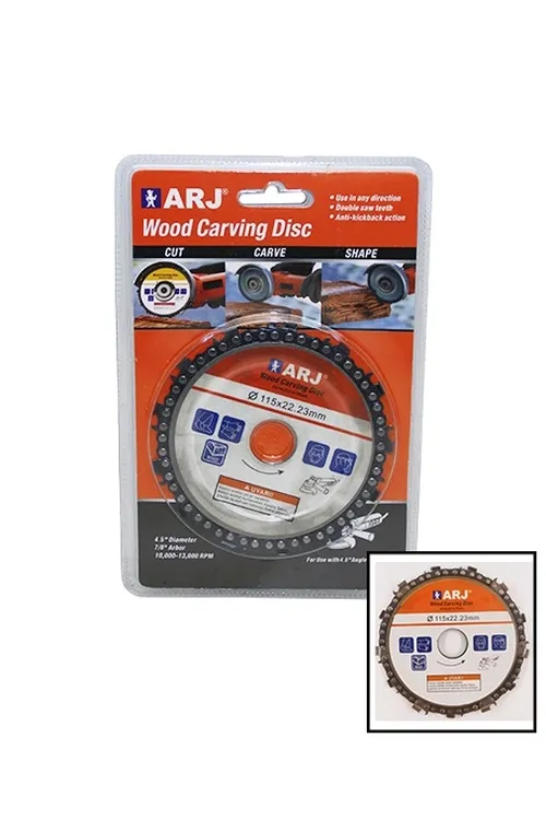 115x22.23mm Zincirli Ahşap Testere Disk