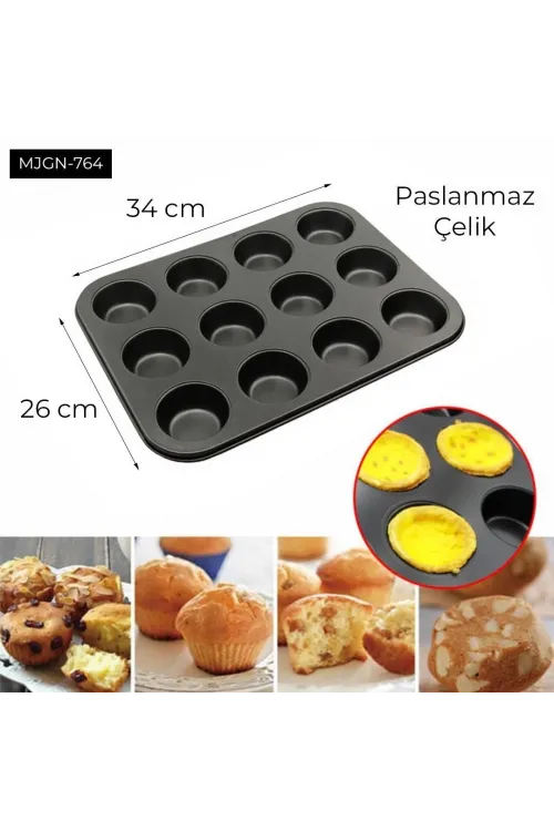 12 Gözlü Kek Kalıbı