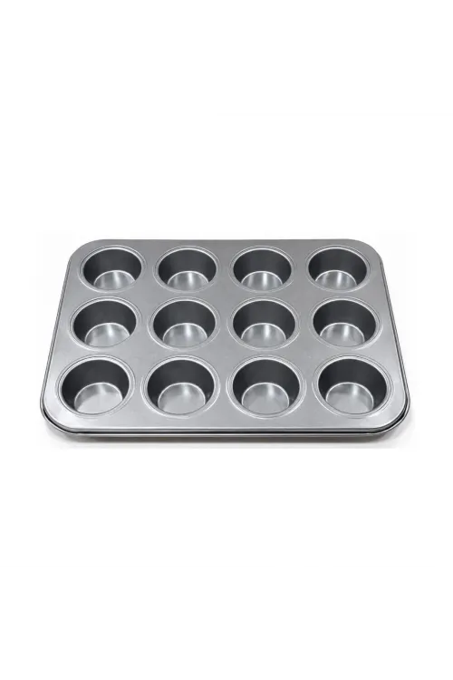 12li Metal Muffin Kek Kalıbı