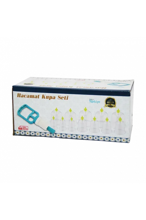 12 Parça  Hacamat Kupa Masaj Seti