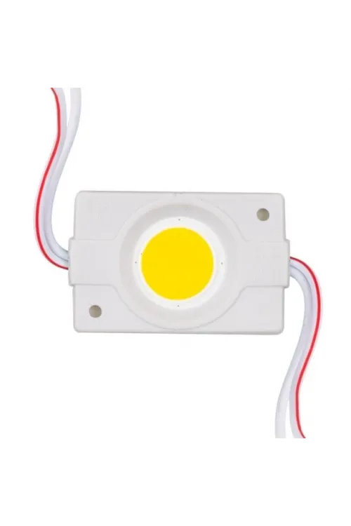 12 Volt 2.4 Watt Beyaz COB LED Modül - 40x22 mm
