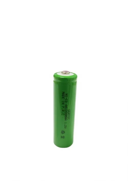 1.2V 1200 Mah - AA - Ni-Cd Şarjlı Pil - (Başlı)