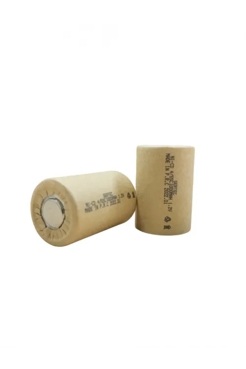 1.2V Ni-Cd 4/5 SC 1000 Mah Kağıt Şarjlı Pil 3C (Başsız/Flat Head)