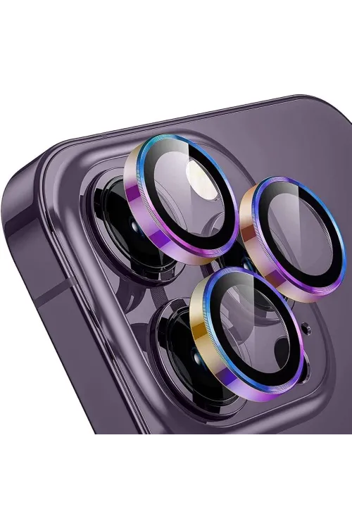 13 Pro Max Kamera Lens Koruyucu (Mor)