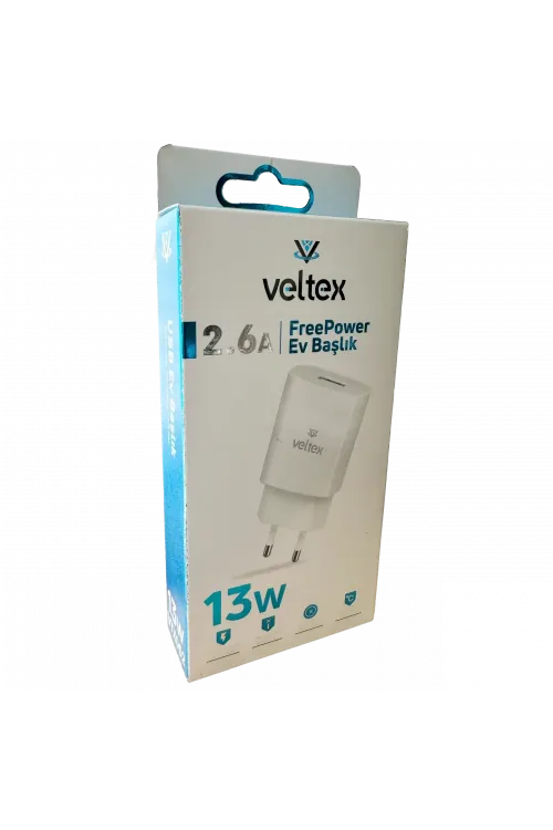 13W 2.6A Usb Şarj Başlığı Veltex VTX-002