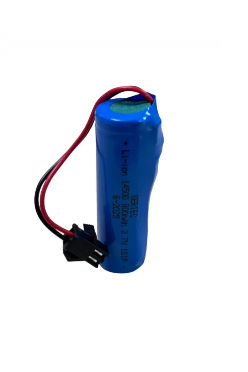 14500 800 Mah 3.7V 1S1P Devreli Soketli Oyuncak Pili