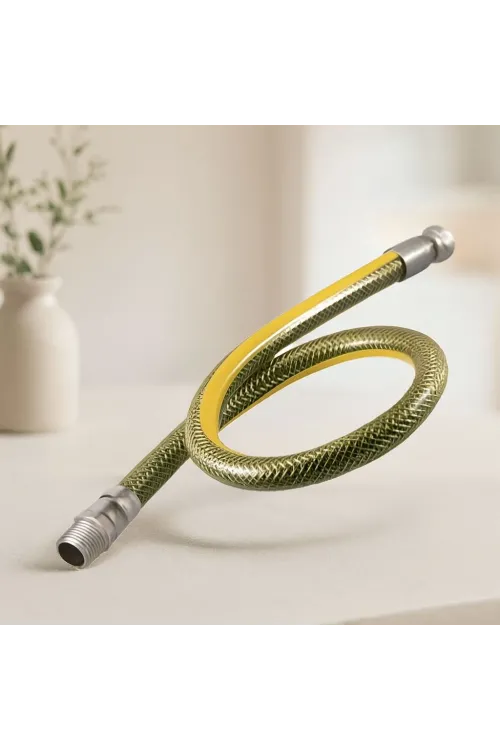150 cm Doğalgaz Hortumu Çelik Örgülü