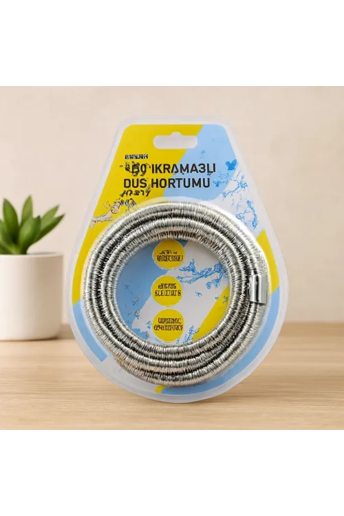 150 cm Metal Duş Hortumu 360° Döner