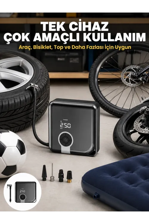 150 PSI Yüksek Basınç Kapasiteli Diyafram Tip KompresörYeni Nesil