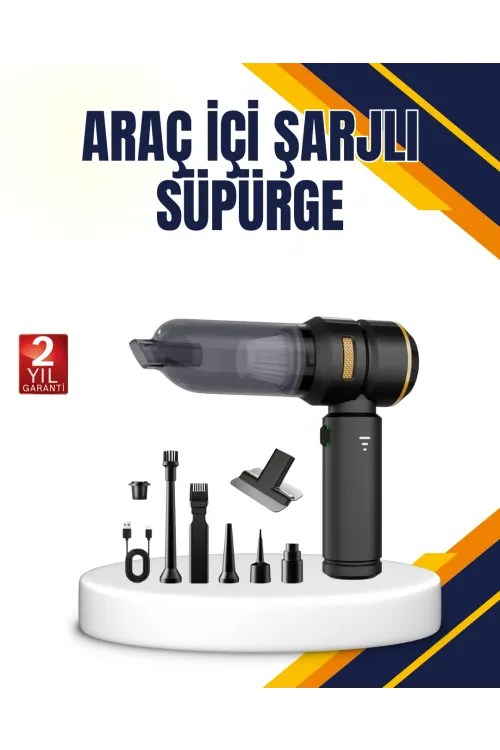 15000 Pa Emiş Gücü Ve Hava Üfleme Özellikli Şarjlı Süpürge