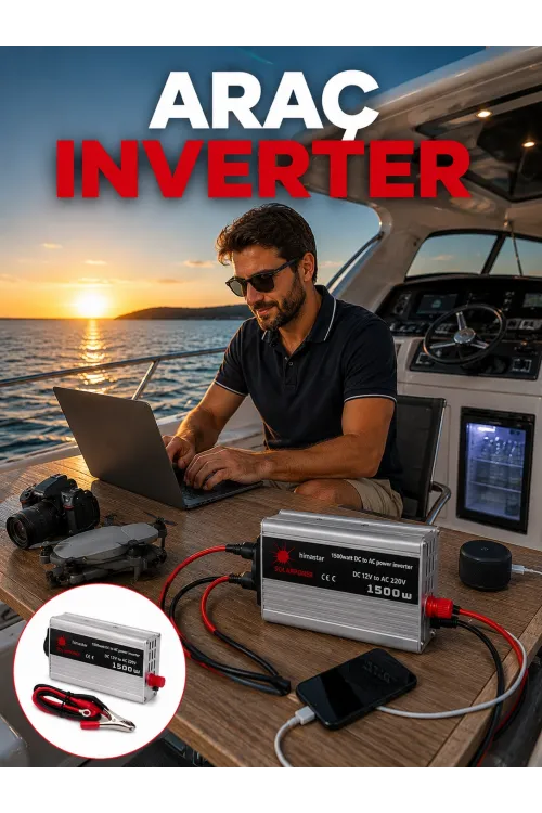 1500w Yüksek Güç Çıkışlı Araç Inverter