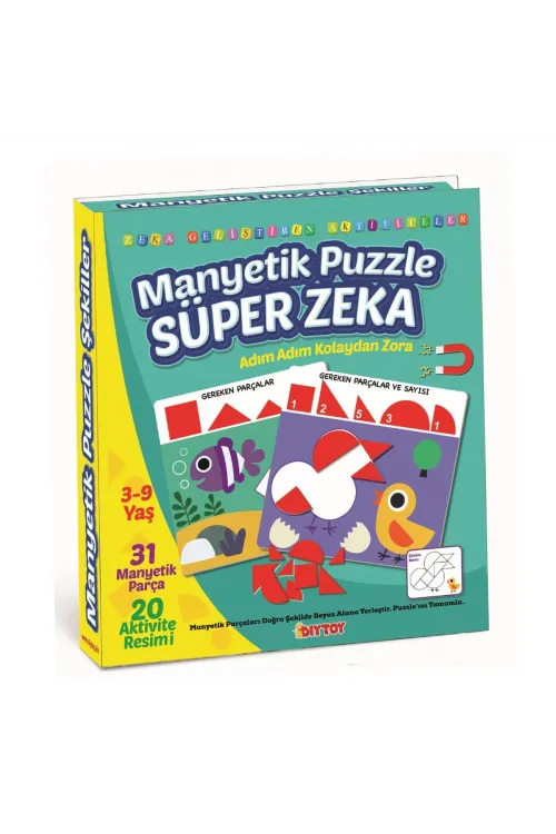 1536 MANYETİK PUZZLE SÜPER ZEKA