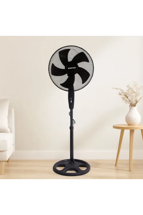 16 inç Ayaklı Vantilatör 55W - 3 Kademe, 90° Salınım