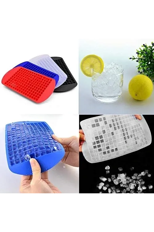 160 Bölmeli Mini Küp Silikon Buz Kalıbı Buzluk