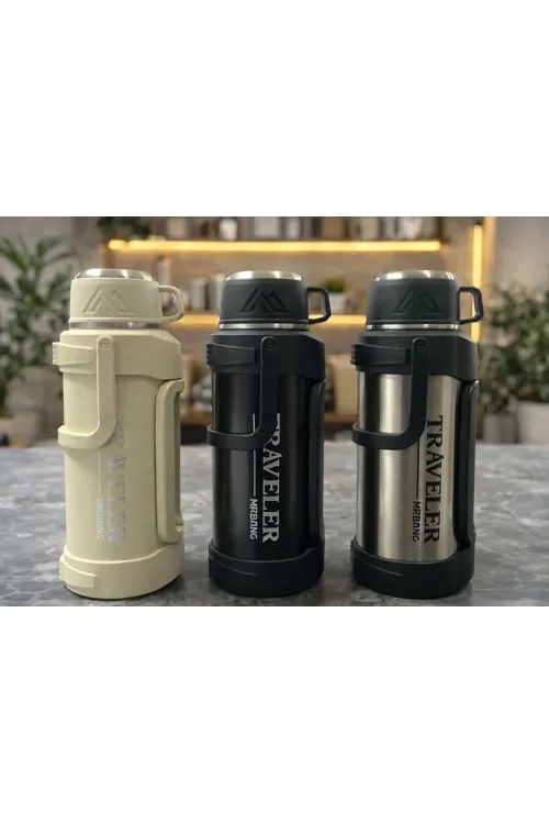1600 Ml Çift Katmanlı Vakumlu Paslanmaz Çelik Termos IEG4640