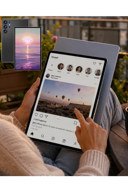 16gb Ram 1tb Tablet Pc Klavyeli Kılıflı Kalemli Tablet Seti