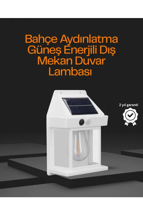 1800 Mah Pilli Solar Duvar Aydınlatma