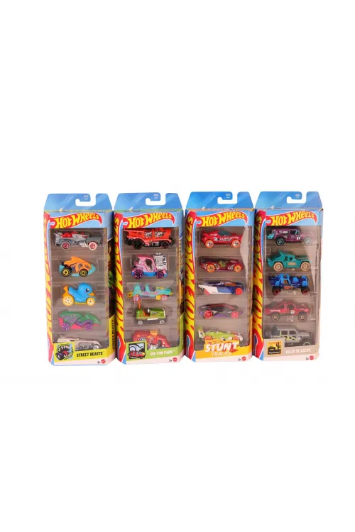 1806 Hot Wheels Beşli Araba Seti